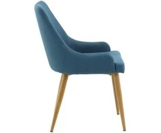 Venture Design Valgomasis kėdė, Plaza Matstol 2 vnt., 85x50 cm, Mėlyna