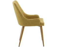 Venture Design Valgomasis kėdė, Plaza Matstol 2 vnt., 85x50 cm, Garstyčių spalvos