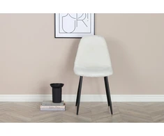 Venture Design Valgomasis kėdė, Polar Fluff, 53x88x46 cm, Balta