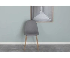 Venture Design Valgomasis kėdė, Polar Matstol 2 vnt., 53x88x46 cm, Pilka