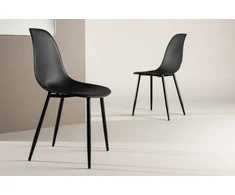 Venture Design Valgomasis kėdė, poliesteris, 58x45.5x81 cm, juoda