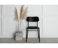 Venture Design Valgomasis kėdė, Polly, 52x45x81 cm, Juoda