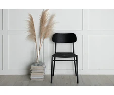 Venture Design Valgomasis kėdė, Polly, 52x45x81 cm, Juoda