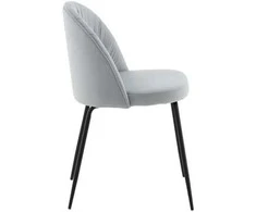 Venture Design Valgomasis kėdė, Raukšlės, 2 vnt., 50x49x79.5 cm, Pilka
