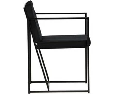 Venture Design Valgomasis kėdė, Richmond, 2 vnt., 55x52x82 cm, Juoda