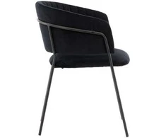 Venture Design Valgomasis kėdė, Selma, 2 vnt., 58x54x82 cm, Juoda