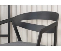 Venture Design Valgomasis kėdė, Skilčių, 62x59x76 cm, Juoda