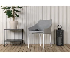 Venture Design Valgomasis kėdė, Spoga, 62x60x81 cm, Pilka
