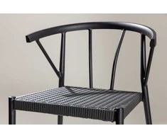 Venture Design Valgomasis kėdė, Stina, 49x47x79.5 cm, Juoda