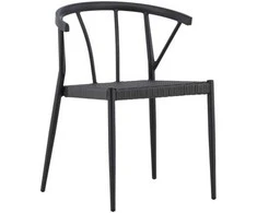 Venture Design Valgomasis kėdė, Stina, 49x47x79.5 cm, Juoda