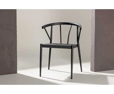 Venture Design Valgomasis kėdė, Stina, 49x47x79.5 cm, Juoda