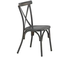 Venture Design Valgomasis kėdė, Tablas 2 vnt., 48x48x88 cm, Tamsiai pilka