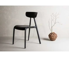 Venture Design Valgomasis kėdė, Ursholmen 2 vnt., 54x49x79.5 cm, Juoda