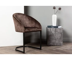 Venture Design Valgomasis kėdė, vakaro 2 paketai, 65x56x82 cm, tamsiai ruda