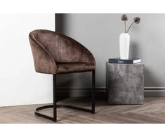 Venture Design Valgomasis kėdė, vakaro 2 paketai, 65x56x82 cm, tamsiai ruda