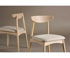 Venture Design Valgomasis kėdė, Ven 2 vnt., 47x54x80 cm, balta kalkė