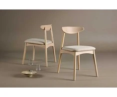 Venture Design Valgomasis kėdė, Ven 2 vnt., 47x54x80 cm, balta kalkė