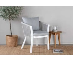 Venture Design Valgomasis kėdė, Virya, 2 vnt., 63x60x73 cm, Pilka
