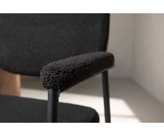 Venture Design Valgomasis kėdė, Yesterday 2 vnt., 61x58x90 cm, Juoda