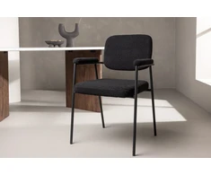 Venture Design Valgomasis kėdė, Yesterday 2 vnt., 61x58x90 cm, Juoda