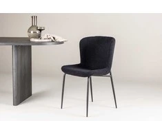 Venture Design Valgomojo kėdė, Modesto 2 vnt., 55x50x81 cm, Juodas