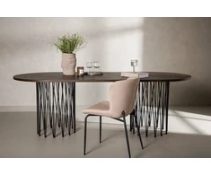 Venture Design Valgomasis stalas, akmuo, 100x220 cm, mocca