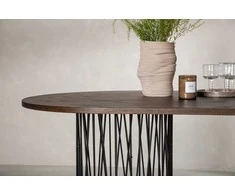 Venture Design Valgomasis stalas, akmuo, 100x220 cm, mocca