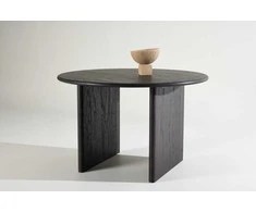 Venture Design Valgomasis stalas, Björholmen, ⌀120 cm, baltas apdaila