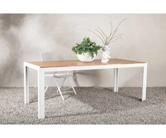 Venture Design Valgomasis stalas, BoIS, 200x100 cm, Balta
