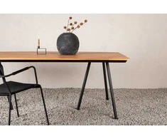 Venture Design Valgomasis stalas, Chan, 200x100 cm, Natūralus