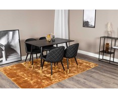 Venture Design Valgomasis stalas, Dipp, 75x120x85 cm, Juodas