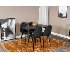 Venture Design Valgomasis stalas, Dipp, 75x120x85 cm, Juodas