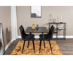 Venture Design Valgomasis stalas, Dipp, 75x120x85 cm, Juodas