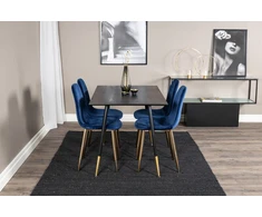 Venture Design Valgomasis stalas, Dipp, 75x120x85 cm, Juodas