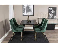 Venture Design Valgomasis stalas, Dipp, 75x120x85 cm, Juodas