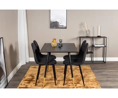 Venture Design Valgomasis stalas, Dipp, 75x120x85 cm, Juodas