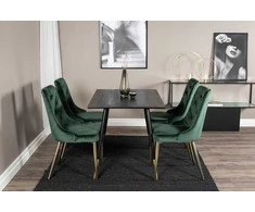Venture Design Valgomasis stalas, Dipp, 75x120x85 cm, Juodas