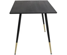 Venture Design Valgomasis stalas, Dipp, 75x120x85 cm, Juodas