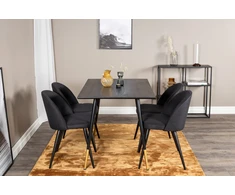 Venture Design Valgomasis stalas, Dipp, 75x120x85 cm, Juodas