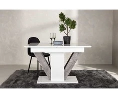 Venture Design Valgomasis stalas, Disa, 120x80 cm, Balta