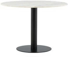Venture Design Valgomasis stalas, Estelle, 106cm, Balta
