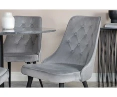 Venture Design Valgomasis stalas, Estelle, ø106 cm, Juodas