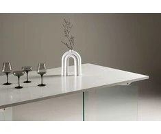 Venture Design Valgomasis stalas, Ester, 180x90 cm, šviesiai pilkas