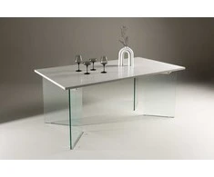 Venture Design Valgomasis stalas, Ester, 180x90 cm, šviesiai pilkas
