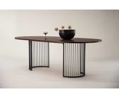 Venture Design Valgomasis stalas, Hamneskär, 110x220 cm, Riešutas