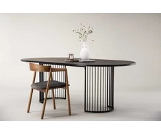 Venture Design Valgomasis stalas, Hamneskär, 220x110 cm, Juodas