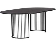 Venture Design Valgomasis stalas, Hamneskär, 220x110 cm, Juodas