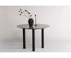 Venture Design Valgomasis stalas, Havsten, Ø106x75 cm, juodas