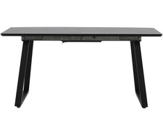 Venture Design Valgomasis stalas, Inca pratęsimas, 75x160x85 cm, Juodas