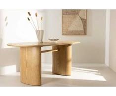Venture Design Valgomasis stalas, Isolde, 180x90 cm, Natūralus